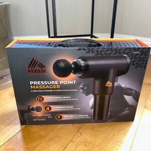 New RBX Pressure Point Massager cordless deep tissue massage gun